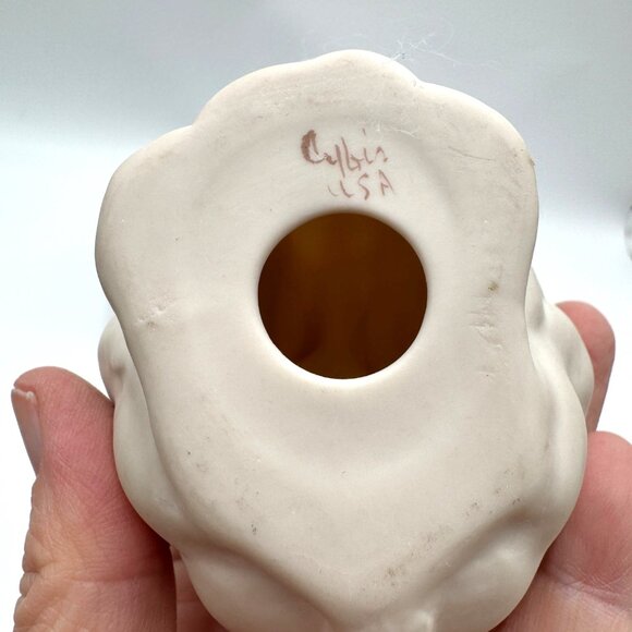 Rabbit Figurine “Mr Snowball” Cybis Porcelain Manufacturer New Jersey USA Easter - Picture 5 of 9